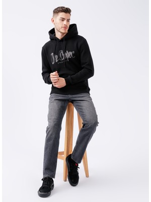 Lee Cooper Kapüşon Yaka Siyah Erkek Sweatshirt 231 Lcm 241014 Gregory Sä°yah