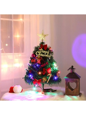 Hainan Shenda LED Işıklı Yapay Mini Noel Ağacı Seti - Yeşil (Yurt Dışından)