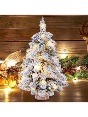 Hainan Shenda LED Işıklı Yapay Mini Noel Ağacı Seti 60 cm. - Yeşil (Yurt Dışından)