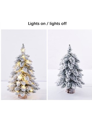 Hainan Shenda LED Işıklı Yapay Mini Noel Ağacı Seti 60 cm. - Yeşil (Yurt Dışından)