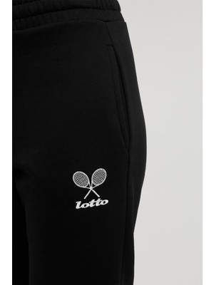 Lotto W-Anıta Track Pants 2pr Siyah Kadın Eşofman Altı