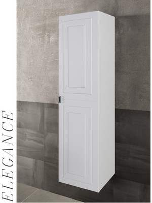 Rovalli Elegance Banyo Boy Dolabı Beyaz