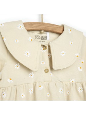 Hellobaby Basic Kız Bebek Iki Ip Yakalı Elbise