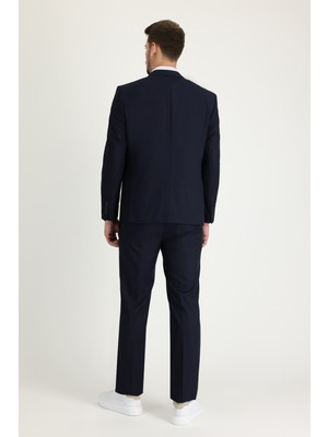 Kiğılı Slim Fit Yelekli Takım Elbise