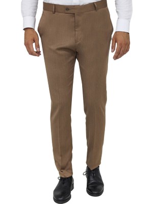 Taba Slim Fit Pantolon