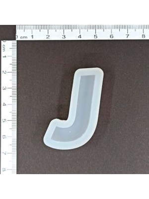 Hobiflex Epoksi Reçine J Harfi Silikon Kalıp HB2010-0012