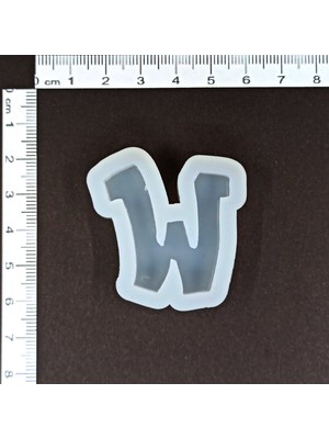 Hobiflex Epoksi Reçine W Harfi Silikon Kalıp HB2010-GF0104