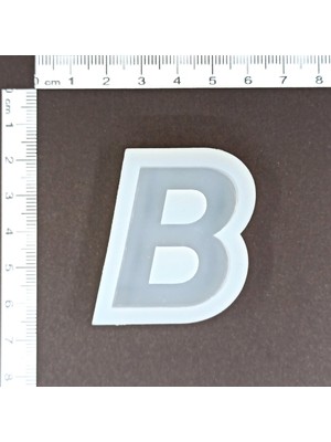 Hobiflex Epoksi Reçine B Harfi Silikon Kalıp HB2010-0002