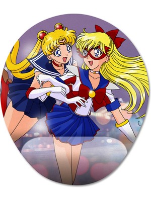 Pixxa Sailor Moon Bilek Destekli Mousepad Model - 2 Oval