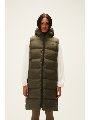 Bad Bear Wayfarer Vest Haki Yeşil Kadın Puffer Yelek