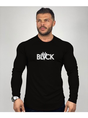 Black Istanbul Black Baskılı Spor Body