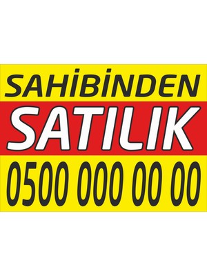 3e Reklam Sahibinden Satılık Branda Afiş 50 x 70 cm