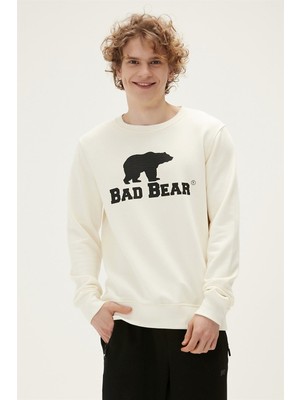 Bad Bear Logo Crewneck Erkek Sweatshirt 22.02.12.007MARSH