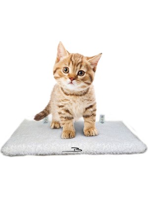 Barış Dizayn Peluş Kedi Basamağı Peluş Raf Duvar Kedi Yolu Parkur 3'lü Set 2 Renk(30-40-50 cm)