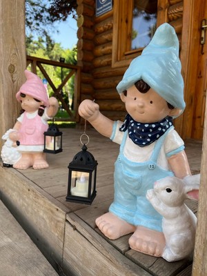 Fenerli Cüceler Bahçe Heykeli