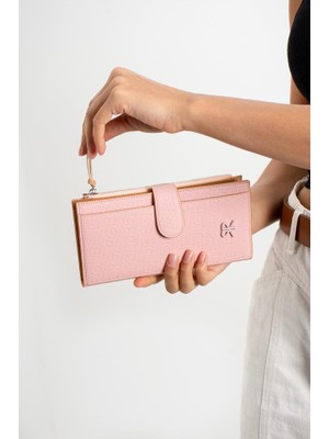 Impolo Selena Pudra Kadın El Cüzdanı 10X20 Ebatında