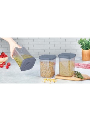 Decorev Saklama Kabı DC-5484 Orta 1,10LT Sızdırmaz Saklama Kabı