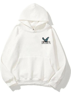 Trendiz Unisex Division Sweatshirt Beyaz