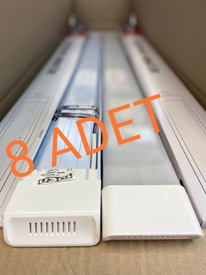 10en 72W 120CM LED Bant Armatür Beyaz Işık 8 Adet