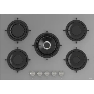 RS038 Emaye Izgara 75 cm Gri Cam Ocak