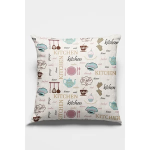 Dokuma Kumaş Premium Tay Tüyü Leke Tutmaz Çift Taraflı Kitchen Kırlent Yastık Kılıfı 43X43 Cm KRL336