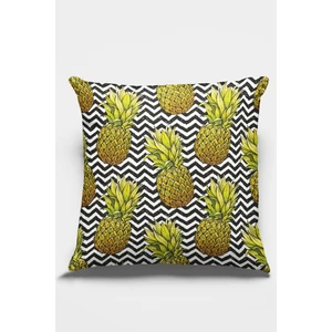 Tay Tüyü Dokuma Premium Leke Tutmaz Kumaş Çift Taraflı Ananas Kırlent Yastık Kılıfı 43X43 Cm KRL166