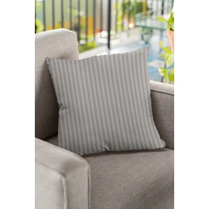 Dokuma Premium Tay Tüyü Kumaş Çift Taraflı Çizgili Kırlent Yastık Kılıfı 43X43 Cm KRL282