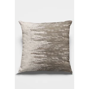 Premium Tay Tüyü Dokuma Kumaş Çift Taraflı Kırlent Yastık Kılıfı Deri Görünümlü 43X43 Cm KRL348