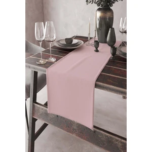 Pudra Tek Renk Sade Ranır Masa Örtüsü Premimum Dokuma Kumaş Düz 40X140 Cm RNR006