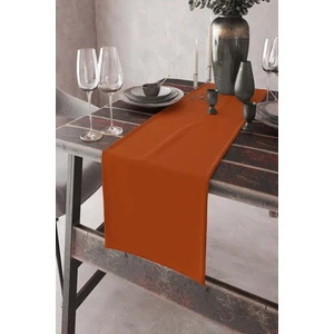 Tarçın Tek Renk Sade Ranır Masa Örtüsü Premimum Dokuma Kumaş Düz 40X140 Cm RNR020