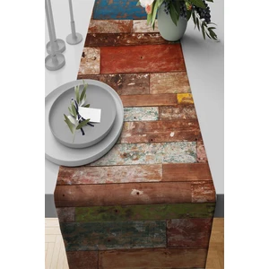 Elit Dokuma Leke Tutmaz Tay Tüyü Kumaş Masa Örtüsü Ranır 40X140 Cm RNR029