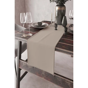 Bej Tek Renk Sade Ranır Masa Örtüsü Premimum Dokuma Kumaş Düz 40X140 Cm RNR027