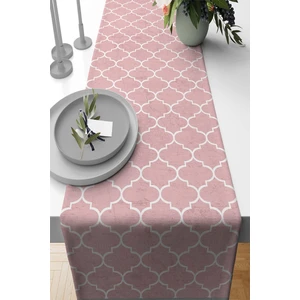 Elit Tay Tüyü Dokuma Leke Tutmaz Kumaş Masa Örtüsü Runner Fas 40X140 Cm RNR149