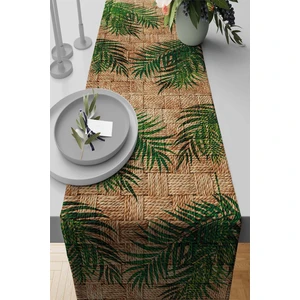 Dokuma Leke Tutmaz Elit Tay Tüyü Kumaş Masa Örtüsü Runner Hasır 40X140 Cm RNR183