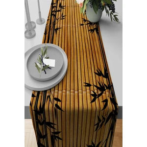 Masa Örtüsü Runner Elit Tay Tüyü Dokuma Leke Tutmaz Kumaş Bambu 40X140 Cm RNR185