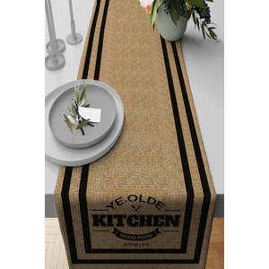 Tay Tüyü Dokuma Leke Tutmaz Elit Kumaş Masa Örtüsü Runner Hasır 40X140 Cm RNR188