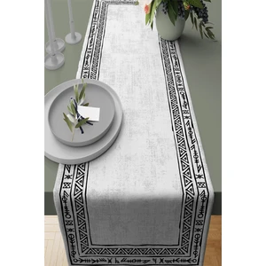 Dokuma Leke Tutmaz Elit Tay Tüyü Kumaş Masa Örtüsü Runner Etnik 40X140 Cm RNR217