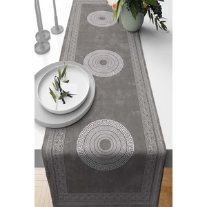 Tay Tüyü Dokuma Elit Leke Tutmaz Kumaş Versace Desen Masa Örtüsü Runner 40X140 Cm RNR230