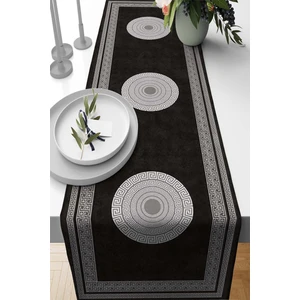 Versace Desen Leke Tutmaz Elit Tay Tüyü Dokuma Kumaş Masa Örtüsü Runner 40X140 Cm RNR232