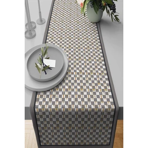 Masa Örtüsü Runner Elit Tay Tüyü Dokuma Leke Tutmaz Kumaş Mackenzie 40X140 Cm RNR226