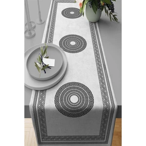 Elit Tay Tüyü Dokuma Leke Tutmaz Kumaş Masa Örtüsü Versace Desen Runner 40X140 Cm RNR229