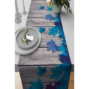 Dokuma Elit Tay Tüyü Leke Tutmaz Kumaş Masa Örtüsü Runner 3D Çınar 40X140 Cm RNR236