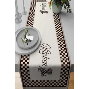 Kitchen Mutfak Tay Tüyü Dokuma Elit Leke Tutmaz Kumaş Masa Örtüsü 40X140 Cm RNR287