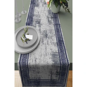 Runner Dokuma Leke Tutmaz Elit Tay Tüyü Kumaş Masa Örtüsü Çerçeve Desen 40X140 Cm RNR326