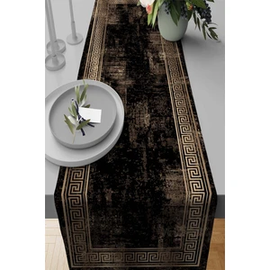 Masa Örtüsü Leke Tutmaz Elit Tay Tüyü Dokuma Kumaş Runner Çerçeve Desen 40X140 Cm RNR327