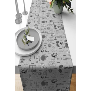 Dokuma Leke Tutmaz Elit Tay Tüyü Kumaş Masa Örtüsü Runner Mutfak 40X140 Cm RNR338