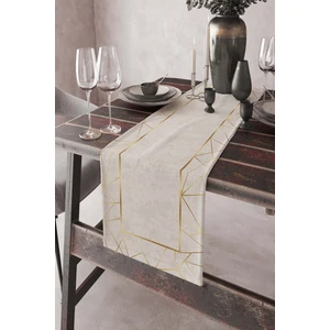 Prizma Tay Tüyü Dokuma Elit Leke Tutmaz Kumaş Masa Örtüsü Runner 40X140 Cm RNR375