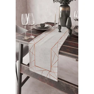 Runner Dokuma Leke Tutmaz Elit Tay Tüyü Kumaş Masa Örtüsü Prizma 40X140 Cm RNR376