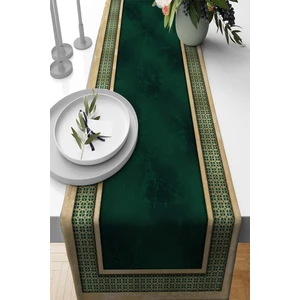 Masa Örtüsü Leke Tutmaz Elit Tay Tüyü Dokuma Kumaş Runner Elit Çerçeveli 40X140 Cm RNR396