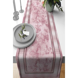 Masa Örtüsü Leke Tutmaz Elit Tay Tüyü Dokuma Kumaş Runner Elit Çerçeveli 40X140 Cm RNR400